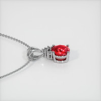 1.07 Ct. Ruby Pendant, Platinum 950 3