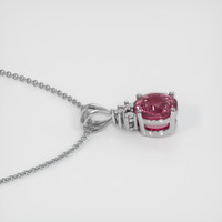 1.92 Ct. Sapphire Pendant, 14K White Gold 3