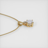 28.50 Ct. Grey Sapphire Pendant, 14K Yellow Gold 3