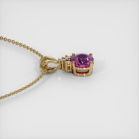2.07 Ct. Sapphire Pendant, 14K Yellow Gold 3
