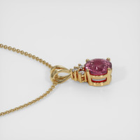 1.92 Ct. Sapphire Pendant, 14K Yellow Gold 3