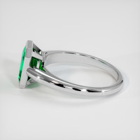 1.25 Ct. Emerald Ring, Platinum 950 4