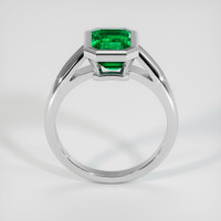 2.10 Ct. Emerald Ring, Platinum 950 3