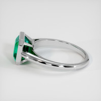 2.52 Ct. Emerald Ring, Platinum 950 4