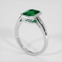 1.72 Ct. Emerald Ring, Platinum 950 2