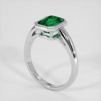 1.74 Ct. Emerald Ring, Platinum 950 2
