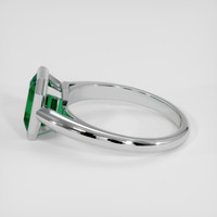1.74 Ct. Emerald Ring, Platinum 950 4