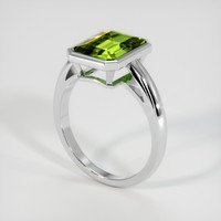 2.77 Ct. Gemstone Ring, Platinum 950 2