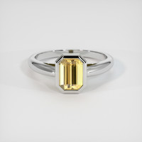 1.31 Ct. Gemstone Ring, Platinum 950 1