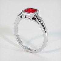 1.22 Ct. Ruby Ring, Platinum 950 2