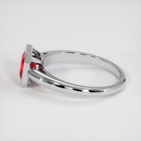 1.35 Ct. Ruby Ring, Platinum 950 4