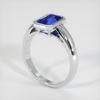 2.06 Ct. Sapphire Ring, Platinum 950 2
