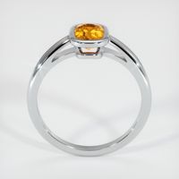1.14 Ct. Orange Sapphire Ring, Platinum 950 3