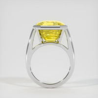 16.34 Ct. Yellow Sapphire Ring, Platinum 950 3