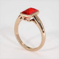 2.81 Ct. Ruby Ring, 14K Rose Gold 2