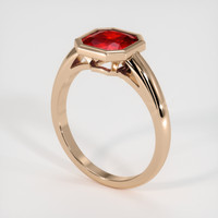 1.61 Ct. Ruby Ring, 14K Rose Gold 2