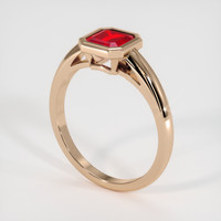 1.22 Ct. Ruby Ring, 14K Rose Gold 2