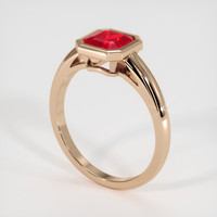 1.35 Ct. Ruby Ring, 14K Rose Gold 2