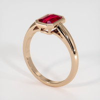 1.02 Ct. Ruby Ring, 14K Rose Gold 2