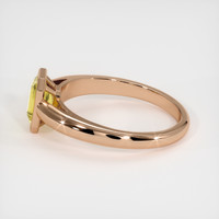 0.88 Ct. Sapphire Ring, 14K Rose Gold 4
