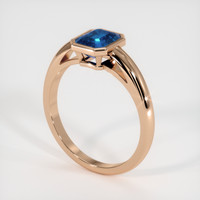 1.24 Ct. Sapphire Ring, 18K Rose Gold 2