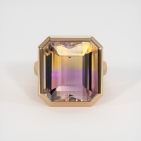 21.99 Ct. Gemstone Ring, 18K Rose Gold 1