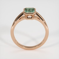0.93 Ct. Green Sapphire Ring, 18K Rose Gold 3