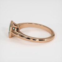 0.93 Ct. Green Sapphire Ring, 18K Rose Gold 4