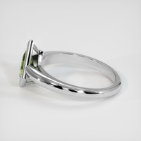 1.20 Ct. Green Sapphire Ring, 10K White Gold 4