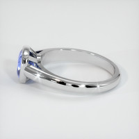 1.73 Ct. Blue Sapphire Ring, 14K White Gold 4