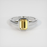 1.31 Ct. Gemstone Ring, 14K White Gold 1