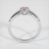 0.62 Ct. Pink Sapphire Ring, 14K White Gold 3