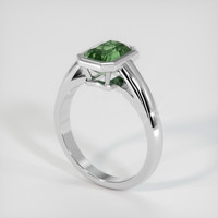 3.30 Ct. Sapphire Ring, 14K White Gold 2