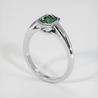 1.11 Ct. Sapphire Ring, 14K White Gold 2