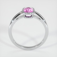 1.05 Ct. Pinkish Purple Sapphire Ring, 14K White Gold 3