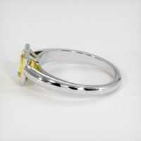 0.88 Ct. Sapphire Ring, 14K White Gold 4
