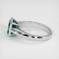 2.02 Ct. Emerald Ring, 18K White Gold 4