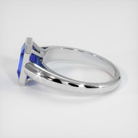 2.06 Ct. Sapphire Ring, 18K White Gold 4