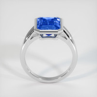 7.32 Ct. Bi Color Sapphire Ring, 18K White Gold 3