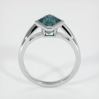 2.40 Ct. Sapphire Ring, 18K White Gold 3