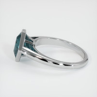 2.40 Ct. Sapphire Ring, 18K White Gold 4