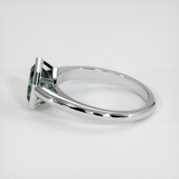 1.11 Ct. Sapphire Ring, 18K White Gold 4