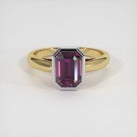 2.73 Ct. Gemstone Ring, 14K White & Yellow 1