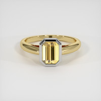 1.31 Ct. Gemstone Ring, 14K White & Yellow 1