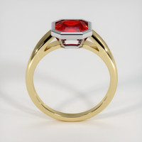 1.61 Ct. Ruby Ring, 14K White & Yellow 3