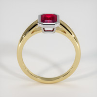1.02 Ct. Ruby Ring, 14K White & Yellow 3