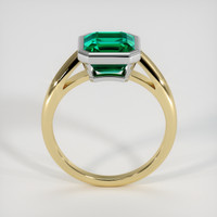 2.52 Ct. Emerald Ring, 18K White & Yellow 3