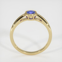 0.67 Ct. Blue Sapphire Ring, 10K Yellow Gold 3