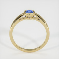0.63 Ct. Blue Sapphire Ring, 10K Yellow Gold 3
