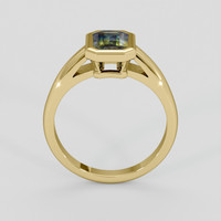 1.24 Ct. Bi Color Sapphire Ring, 10K Yellow Gold 3